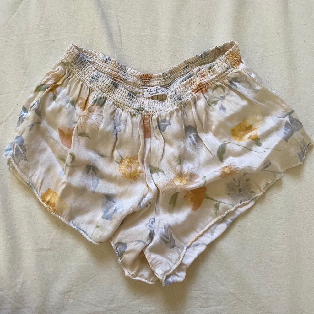 john galt floral shorts